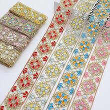 奢華鏤空水鑽刺繡緞帶，DIY新娘髮箍與蝴蝶結材料 - 多色 - 查看 2
