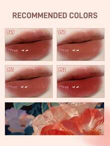 CHEERFLOR Charming Lip Glaze, High Moisturizing, Long-Lasting Nourishing, Sweet & Alluring, Enhances Gloss, Long-Lasting Color, Lightweight Hydrating Non-Sticky - #950 - View 6