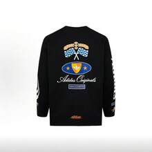 Adidas Men Classic 3 Stripe Trefoil Logo Stand Collar Zip Up Track Jacket, Loose & Cropped Sports Coat For Men And Women - Black - View 2