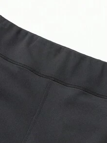 Balabala 女童喇叭腿緊身褲 柔軟彈性瑜伽褲 休閒運動長褲 適合前青春期女孩 秋季穿搭 - 黑色 - 查看 6