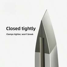 Stainless Steel Professional Eyebrow Tweezers, High Quality Eyebrow Tweezers, Slanted Tip Small Tweezers, Universal Hair Removal Pliers, For Beard Removal. - Professional Stainless Steel Tweezers + Case - View 3
