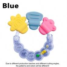 1pc Circular Ring Shape Teether,Sensory Rattle Toy,Baby Anti Eat Hand Soothing Toy,Satisfy Grasping Chewing Sucking Needs,Built In Colored Beads - Multicolor - View 15