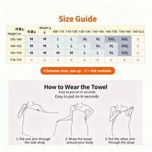 Backless Bathrobe, Solid Color Bath Skirt, Quick-Drying & Absorbent, Home Hot Spring SPA, Anti-Glare, Comfortable & Breathable, Women's All-Season New Fashion - Multicolor - View 4