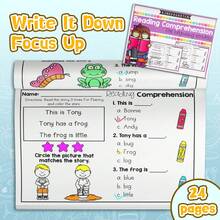 Reading Comprehension Workbook With Short Stories And Fluency Tracking, Cultivate Understanding Through Fun Exercises, Excellent Teaching Tool For Home And School Learning - Wookbook - View 5