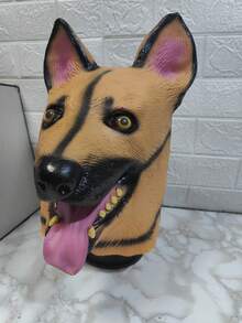 Halloween Latex Animal Costume Mask, Scary Horror Adult Head Cover Bloody Pig Head, Multiple Styles - Multicolor - View 8
