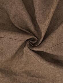 Vintage Brown Open Front Casual Jacket, New Chinese Style Frog Button Stand Collar Women's - Coffee Brown - View 10