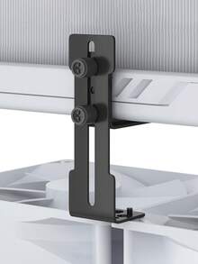 GPU Graphics Card Bracket Anti Bend Support Adjustable Chassis Fan Bracket 6-96mm Fan Position Fixed Metal White/Black - View 4