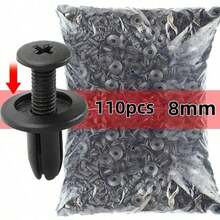 50/100/200PCS, 6/8mm Black Plastic Snap Rivets, Universal Car Body Trim Fasteners, Suitable For Car Body Panels And Decorative Parts - Fixed Buckle - View 18