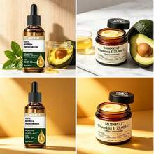 Pack MOPOYAT de Vitamina E: Aceite Multiusos + Bálsamo Corporal – Piel Suave, Elástica y Protegida-Vitamina E 75,000UI - Aceite de vitamina E + Crema corporal de vitamina E - Ver 6