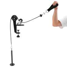 YUNRUX Arm Wrestling Training Equipment, Arm Wrestling Training Table With Cable Pulley, Table-Top Device For Wrist Training - A - View 1