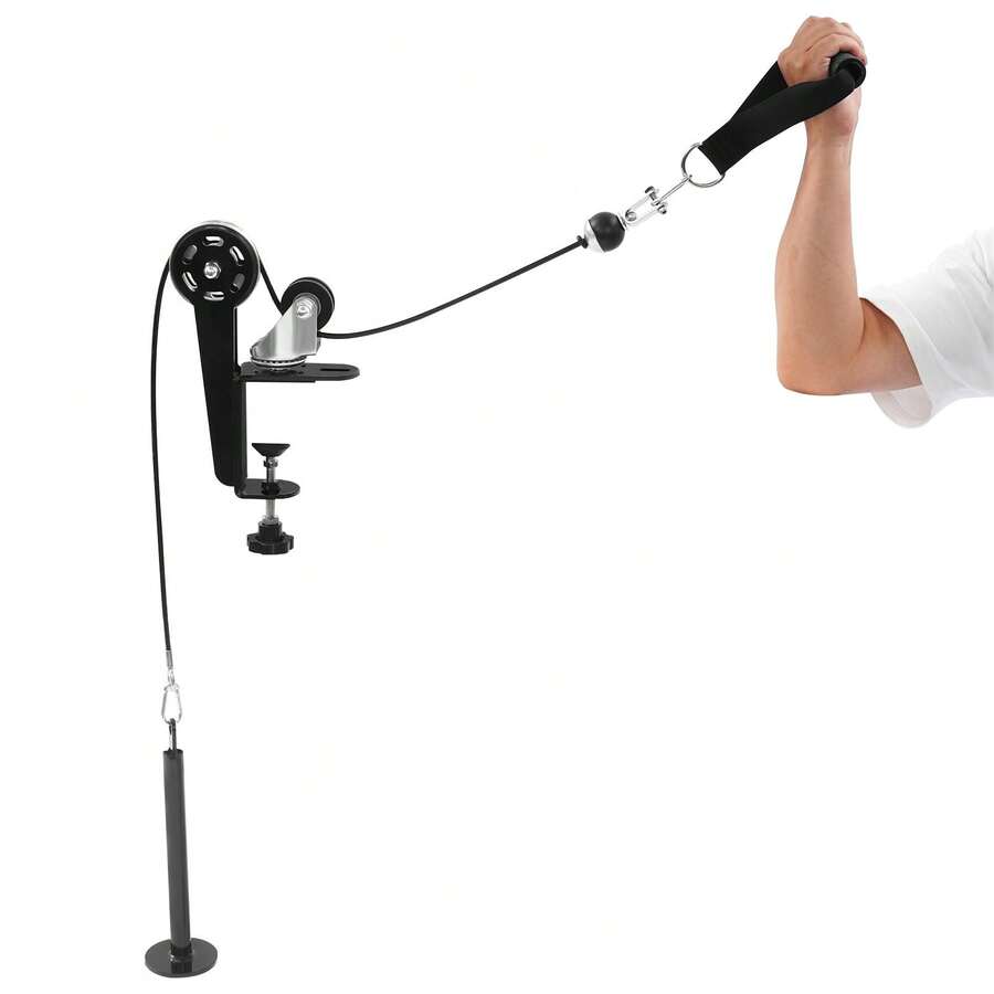 YUNRUX Arm Wrestling Training Equipment, Arm Wrestling Training Table With Cable Pulley, Table-Top Device For Wrist Training - A - View 1