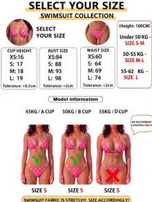 Traje de baño de mujer con estampado de rayas básico, adecuado para varias ocasiones desde la piscina hasta la playa en verano, bikini triangular mini diario para playa y vacaciones - Rosa Fucsia - Ver 3