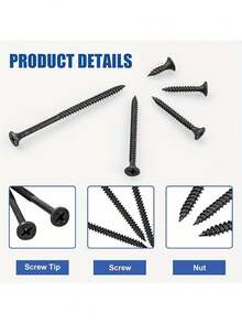 560pcs Self-Tapping Screw Set With Convenient Storage Box, Multiple Sizes And Styles - Includes Screwdriver And Flat Head, For Wood Repair And Electrical Assembly - A - View 7