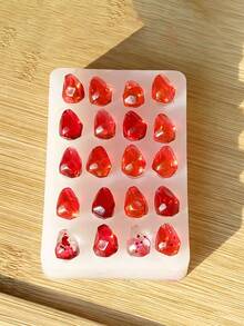1pc Pomegranate Seed Shaped Silicone Mold, Creative DIY Pomegranate Seed Mold, Suitable For Aromatherapy Candles, Jewelry Making, Epoxy Resin Mold, Gift Handmade Casting Mold, Home Decor Plaster Mold - 01-straight-eared Rabbit Tray Silicone Mold - View 4