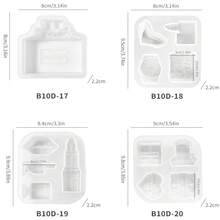 Multi-Style Makeup Accessories Silicone Mold Dried Flower Transparent Decor, Room Decoration, Christmas, Bedroom Decor, Halloween, Wedding - Beauty Accessories - View 15