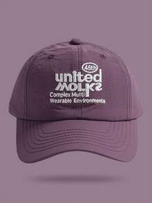 1 buah Topi Baseball Wanita Lembut dengan Bordir Huruf, Topi Musim Semi/Panas Cepat Kering, Bernapas, Tipis, dan Melengkung - MultiWarna - View 18