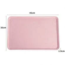 1pc Pink Soft Anti-Scratch Velvet Jewelry Storage Display Tray, Multi-Size Nesting Stackable Jewelry Display Tray, Suitable For Rings, Necklaces, Bracelets, Earrings, Studs, Bangles, Jewelry Store Display, Vanity Storage, Live Stream Display - Pink - View 16