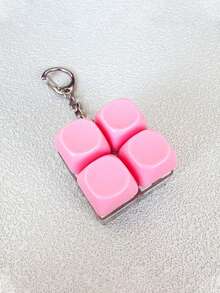 1pc 2-Key & 4-Key Analog Mechanical Keyboard Keychain, Colorful Mechanical Keyboard Pendant Keychain, Pressable Keychain, Small Accessory, Bag Charm, Car Keychain, Key Strap, Keychain Accessory, Key Ring, Couple Keychain, Birthday Gift, Friend Gift, Holiday Gift, Event Souvenir, Party Favor - Multicolor - View 16