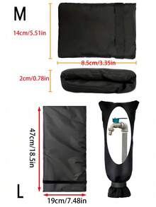 Faucet Anti Freezing Insulation Cover Outdoor Water Pipe Anti Freezing Dust Cover To Prevent The Faucet From Freezing Winter Insulation Artifact Reusable Easy To Remove For Home Garden Kitchen Various Outdoor Environments Winter Essential - A - View 10