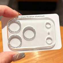 Flash Camera Lens Protector Compatible With Iphone 17 Pro Max, Transparent Lens Protection Glass, Compatible With 17, 17 Air And 17 Pro Rear Camera Cover - Silver - View 1