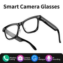 AI Smart Camera Glasses, Supports 139 Languages Real-Time Translation, 8MP HD POV Camera, Bluetooth 5.4, Voice Control, Music & Calls, Photo & Video Recording, Suitable For Travel, Social Communication And Vlog Creation Smart Device - View 10
