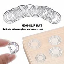 Transparent Non-Slip Suction Cup Pads - Durable Round Foot Pads, Suitable For Living Room And Office Tables, Furniture Pads, Home Essentials - Multicolor - View 4
