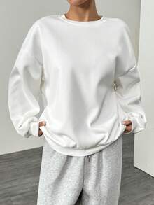 Pezzo Maglione Casual E Ampio Da Donna Con Spalle Scoperte - 樣式1 - 查看 7