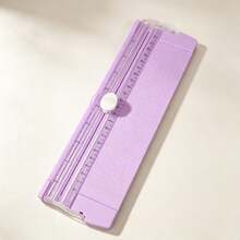 Dual-Direction A4 Paper Cutter, Small Manual Paper Trimmer, Office Multi-Function Portable Paper Cutter With Ruler, Desktop Paper Cutting Tool, Random Style - A4 Paper Cutter - View 10