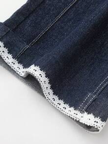 Balabala Girls Denim Jeans Soft Comfortable Long Pants Fashion Casual Trousers For Tween Girl Fall Outfit - Raw Denim - View 8