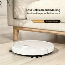Smart Robot Vacuum Cleaner Fully Automatic Cleaning, Powerful Suction Deep Cleaning Carpets And Floors, Long Battery Life Durable And Reliable, Essential For Home Cleaning, Saves Time And Effort - Multicolor - View 7
