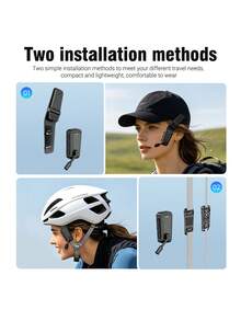 1/2PCS C10 Headset Interkom Helm Bluetooth Nirkabel Tahan Air Peredam Kebisingan Berbagi Musik Interphone untuk Bersepeda di Luar Ruangan - C10 - View 8