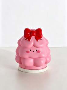 Strawberry-Shaped Toothpick Holder, Practical Toothpick And Cotton Swab Storage Box With Base, Cute Strawberry Design, Suitable For Restaurant And Living Room Decoration - View 9