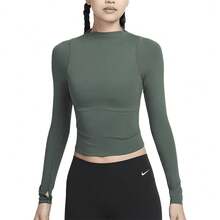 Nike Authentic Zenvy Dri-FIT Women's Training Fitness Breathable Long Sleeve FN3023-338 - FN3023-338 - View 12