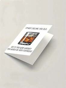 OBOVAY Whiskey Themed Humorous Birthday Greeting Card - Unique Not Calling You Old" Joke - For Friends, Significant Others, Family & Small Business - Versatile For Birthday, Anniversary, Prom, Good Luck, Thanks" - View 4
