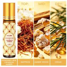 HWLINK Minyak Wangi Rollerball 10ml untuk Pembuatan Lilin, Diffuser, Humidifier, Hadiah Liburan, Saffron, Kayu Amber, Kayu Cedar, Amber Rouge, Meningkatkan Keanggunan - Bunga Iris Bubuk & Amber Merah Tua - View 5