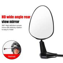 1 Pair Wide View 360° Adjustable Rotating Anti-Vibration Anti-Fall Bicycle Rearview Mirrors, With Convex Wide Angle Rearview Function, Suitable For Cycling And Biking - Multicolor - View 3