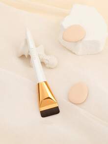 docolor 3-Piece Makeup Brush Set, Zero Product Absorption, Seamless Application, Ultra-Thin Brush And Powder Puff Combination, Create Perfect Base Makeup, Complete Set Suitable For Beginners - White - View 10