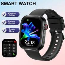 Reloj inteligente deportivo para hombres con correa de silicona 2026, pantalla HD de 2.02 pulgadas, realizar/recibir llamadas, contador de pasos, seguimiento de calorías, múltiples modos deportivos, notificaciones de llamadas y mensajes entrantes, reloj inteligente multifunción, pantalla táctil completa, compatible con Android/teléfono, regalo exquisito - Multicolor - Ver 7