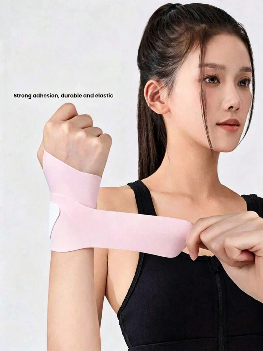 1 buah Pita Kompresi Pergelangan Tangan Ultra Tipis dan Lembut dengan Desain Lubang Jempol, Nyaman Dipakai, Cocok untuk Mengetik di Kantor, Angkat Beban, Bola Basket, Melindungi Pergelangan Tangan dan Mempercepat Pemulihan Cedera Pergelangan Tangan - MultiWarna - View 1