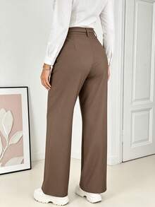 Women Pants - Coffee Brown - View 5