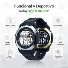Couple Digital Watches - Black and White - View 1