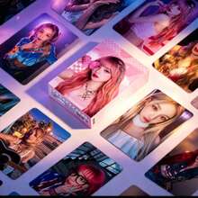 55pcs Song Yuqi Lomo Cards, High-Definition Double-Sided Photo Card Set, K-Pop Idol Collectible Photo Cards, Fan Collection, Essential Gift - 6Pcs - View 6