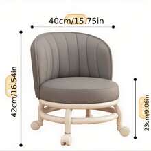 Senmeo Vanity Stools - Grey - View 4
