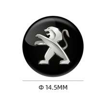 4件裝汽車車門鎖孔防堵貼紙－適用於 Peugeot 車型 (107 208 3008 308 307 406 407) 的理想汽車配件 - A - 查看 2