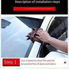 Car Windshield Windproof & Waterproof Cover, 14mm/19mm T-Shaped Adhesive Rubber Sealing Strip, Automatic Sunroof Sealing Gasket, Front & Rear Windshield Decorative Anti-Leak Soundproof Wind & Rain Strip, Rubber Self-Adhesive Car Dustproof Waterproof For Cars, Trucks, SUV/RVs - T-type Roof Windshield Rubber Seal - View 3