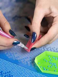 32/30/25/19/15pcs Diamond Painting Tool Set, 3 Different Sizes Diamond Painting Pens, Professional Embroidery Craft, Suitable For Art Painting, Portable Diamond Sticker Craft Tool Kit, Ideal Choice For Hobbyists - A - View 7