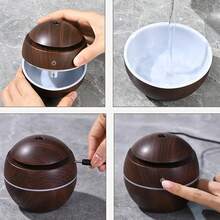 Other Reed Diffusers, Oils, & Accessories - Mushroom Dark Wood Grain USB 200ml - View 5