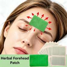 Self-Adhesive Herbal Sleep Forehead Patch - Disposable Facial Elastic Patch - Forehead Specific - Full Disposable Facial Elastic Patch - Forehead Specific - F…Face Applicable - Individually Packaged, Clean And Hygienic - Com, Face Mask - Multicolor - View 9