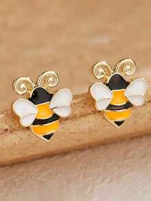 1 Pair Cute Stud Earrings For Women, Wedding Engagement Party Jewelry, Valentine's Day Gift - 1# - View 8