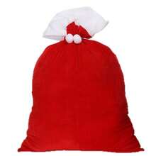 Santa Claus Large Backpack Large Christmas Gift Bag Candy Gift Bag Christmas Eve Drawstring Bag Christmas Decoration - Multicolor - View 8